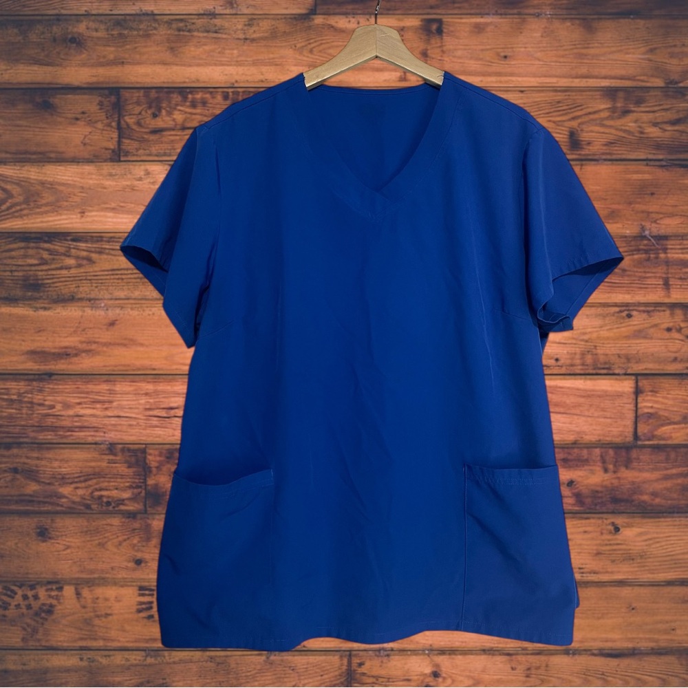 5 for‎ $25🔥Royal Blue Short Sleeve Scrub Top 2XL